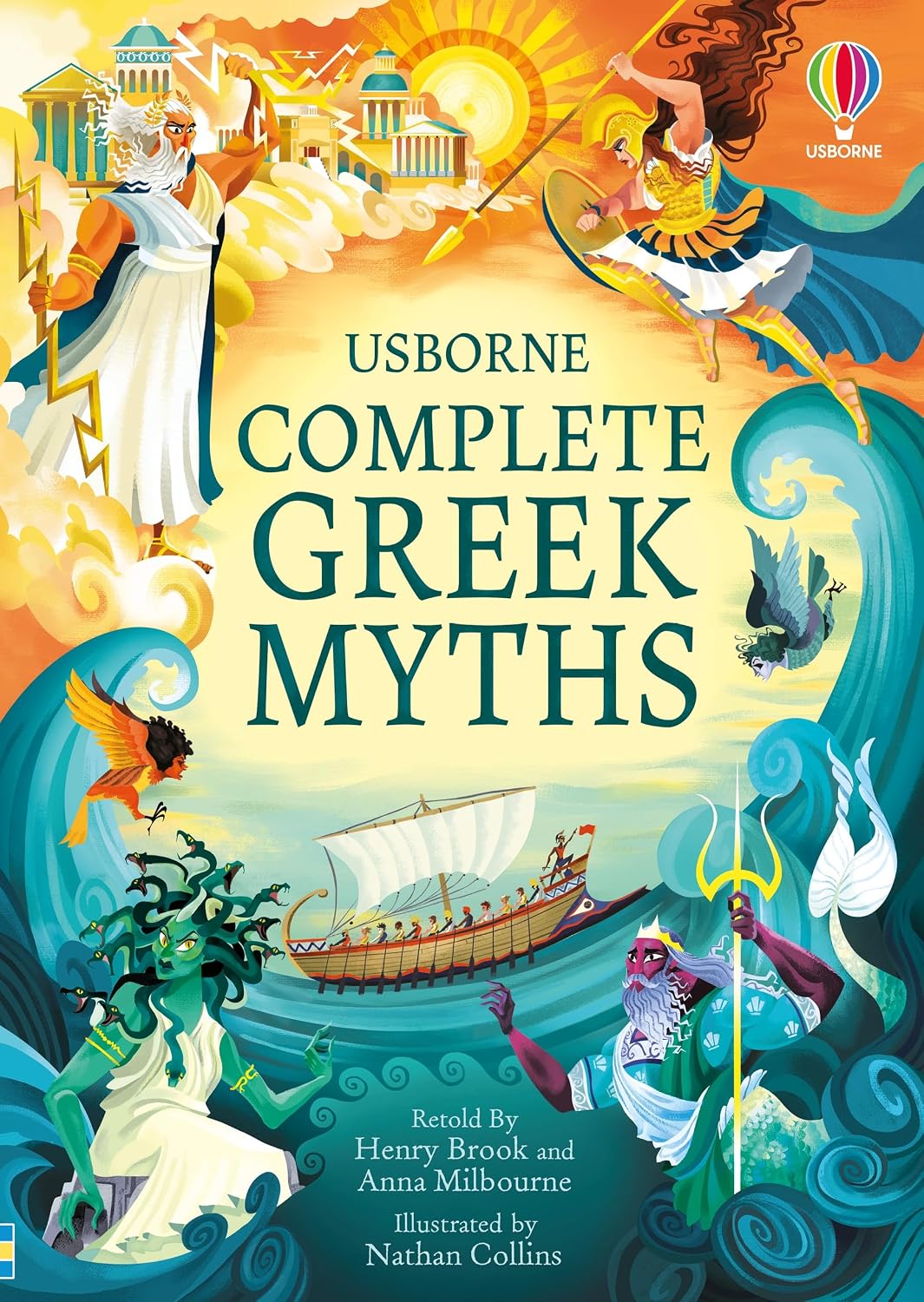 Complete Greek Myths: An Illustrated Collection of Ancient Greek Mythology Featuring Maps and a Glossary (Complete Books, 1) by Henry Brook