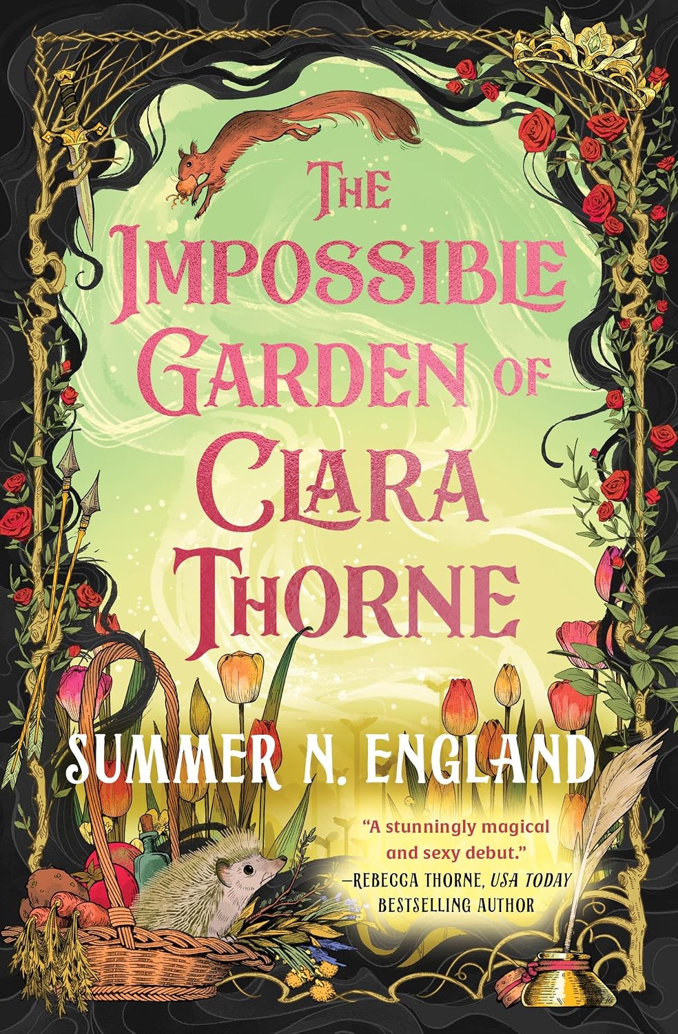The Impossible Garden of Clara Thorne: A Cozy, Sapphic Romantasy with Gardens, a Quest, and Lots of Spice! by Summer N. England