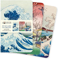 Japanese Woodblocks Set of 3 Mini Notebooks (Mini Notebook Collections) by Flame Tree Studio