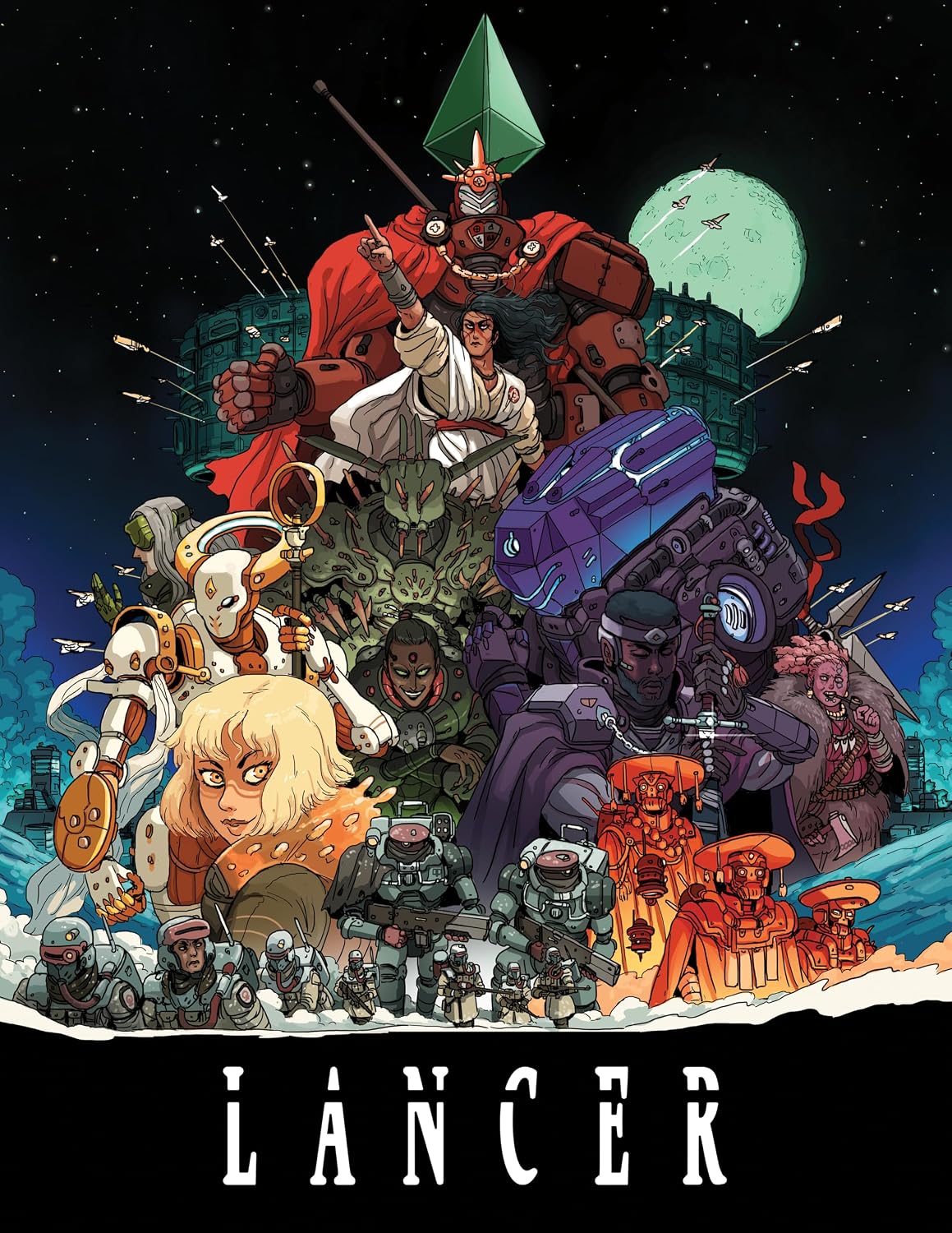 Dark Horse Comics Lancer TTRPG Core Rulebook by Tom Bloom