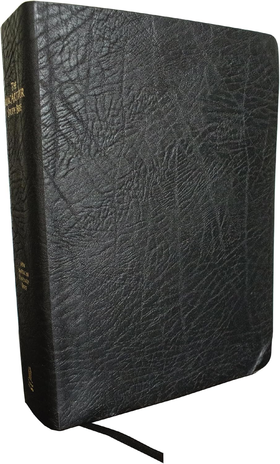 The NASB, MacArthur Study Bible, Large Print, Black Bonded Leather, Thumb Indexed, 1995 Text: Unleashing God's Truth One Verse at a Time (Holy Bible, New American Standard Bible) by Thomas Nelson
