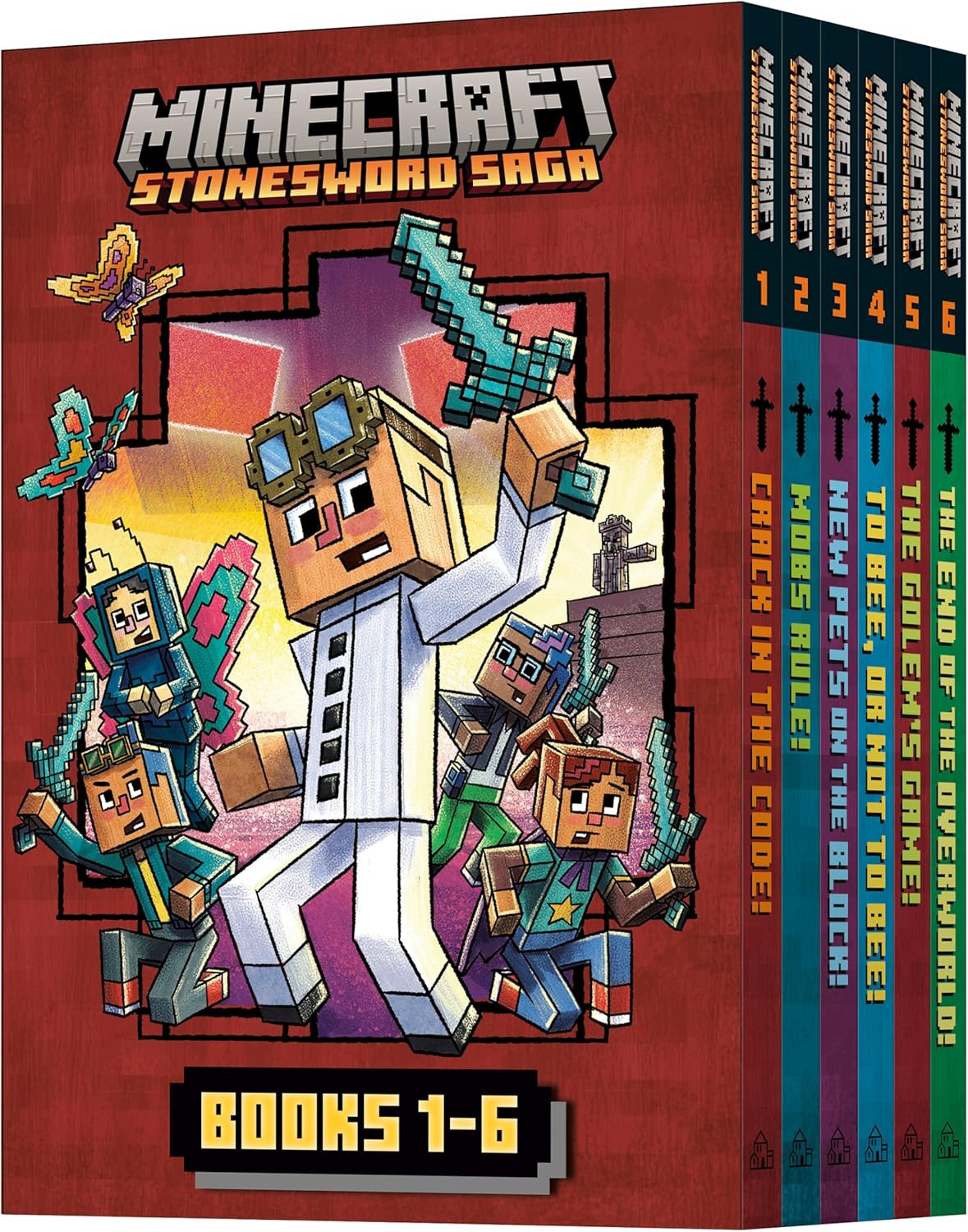 Minecraft Stonesword Saga Chapter Book Boxed Set (Minecraft Stonesword Saga) by Nick Eliopulos