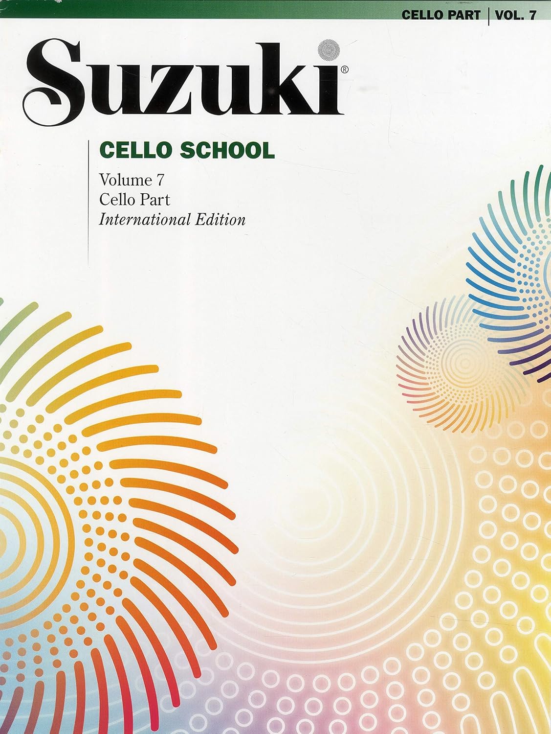 Suzuki Cello School, Vol 7: Cello Part by Alfred Music