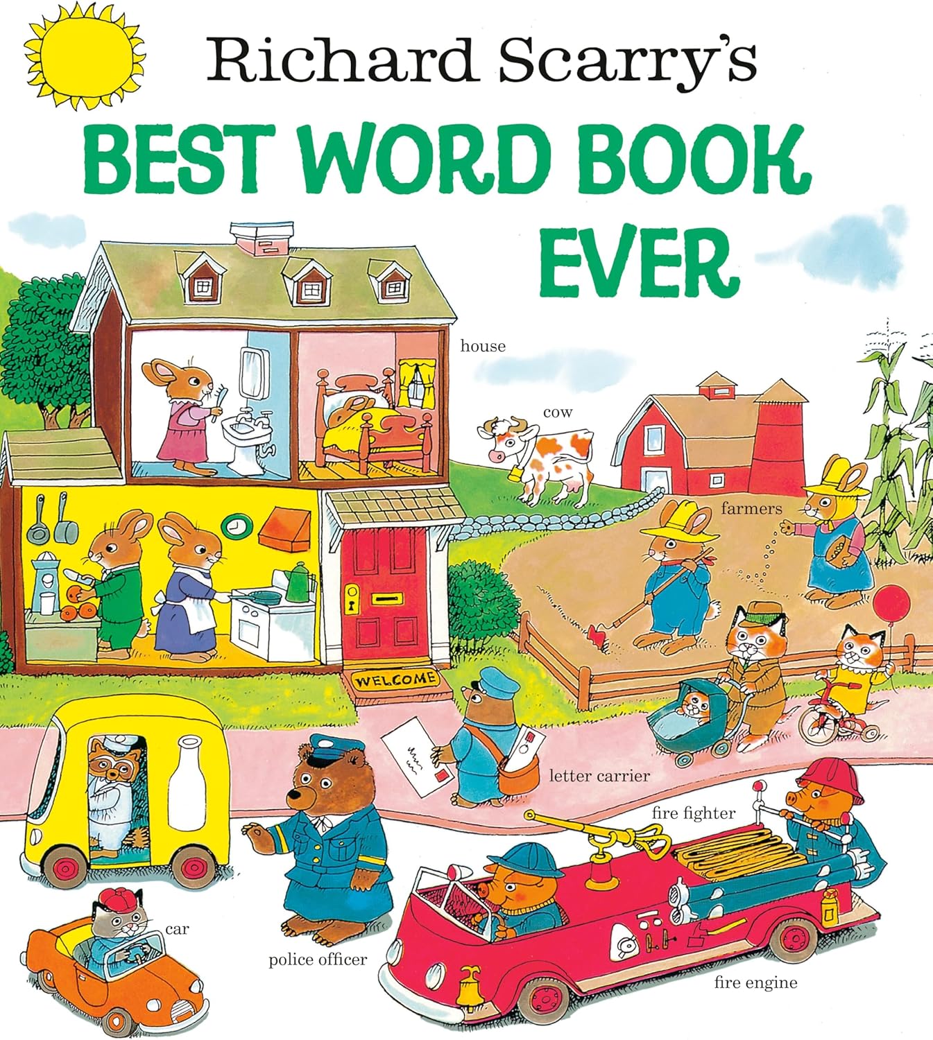 Richard Scarry's Best Word Book Ever (Giant Golden Book) by Richard Scarry