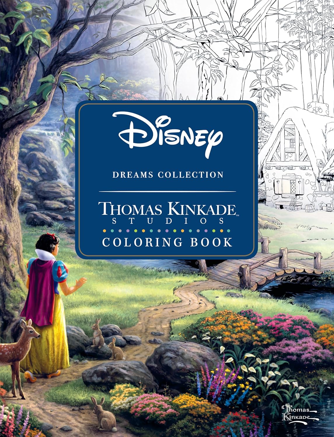 Disney Dreams Collection Thomas Kinkade Studios Coloring Book by Thomas Kinkade