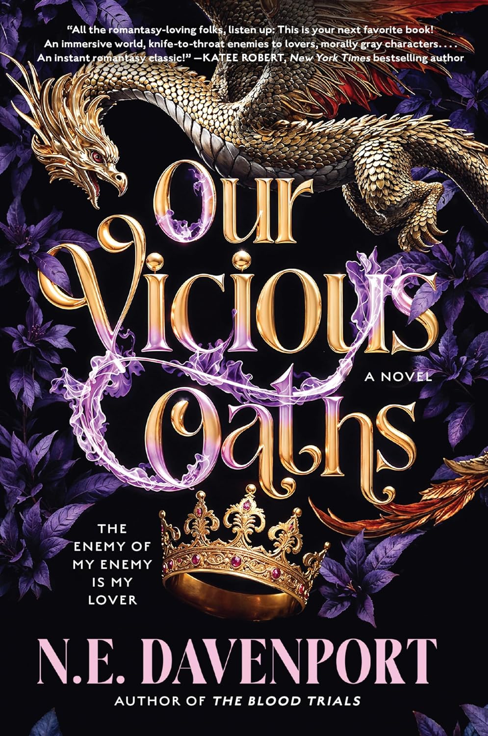 Our Vicious Oaths: A Dark Romantasy of Unbreakable Bonds, Fae Politics, and a Dangerous Attraction Amidst a Battle for Ultimate Power by N.E. Davenport