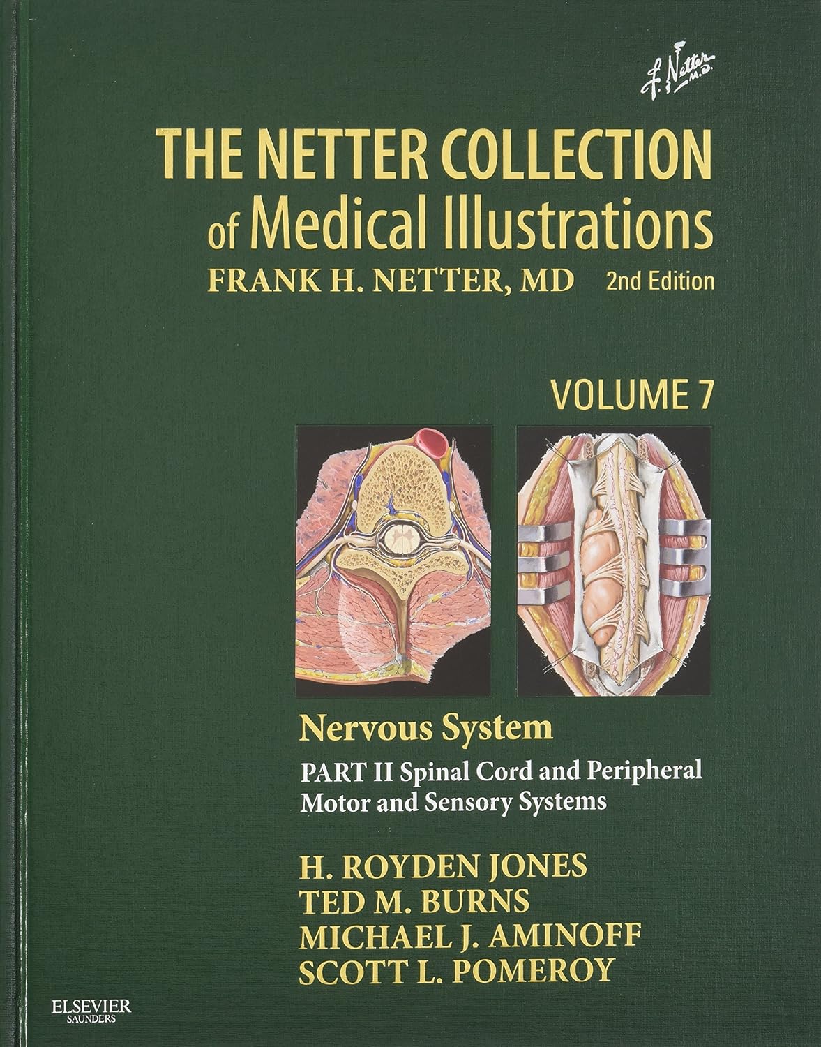 The Netter Collection of Medical Illustrations: Nervous System, Volume 7, Part II - Spinal Cord and Peripheral Motor and Sensory Systems: Part II - ... Disorders (Netter Green Book Collection) by H. Royden Jones Jr.