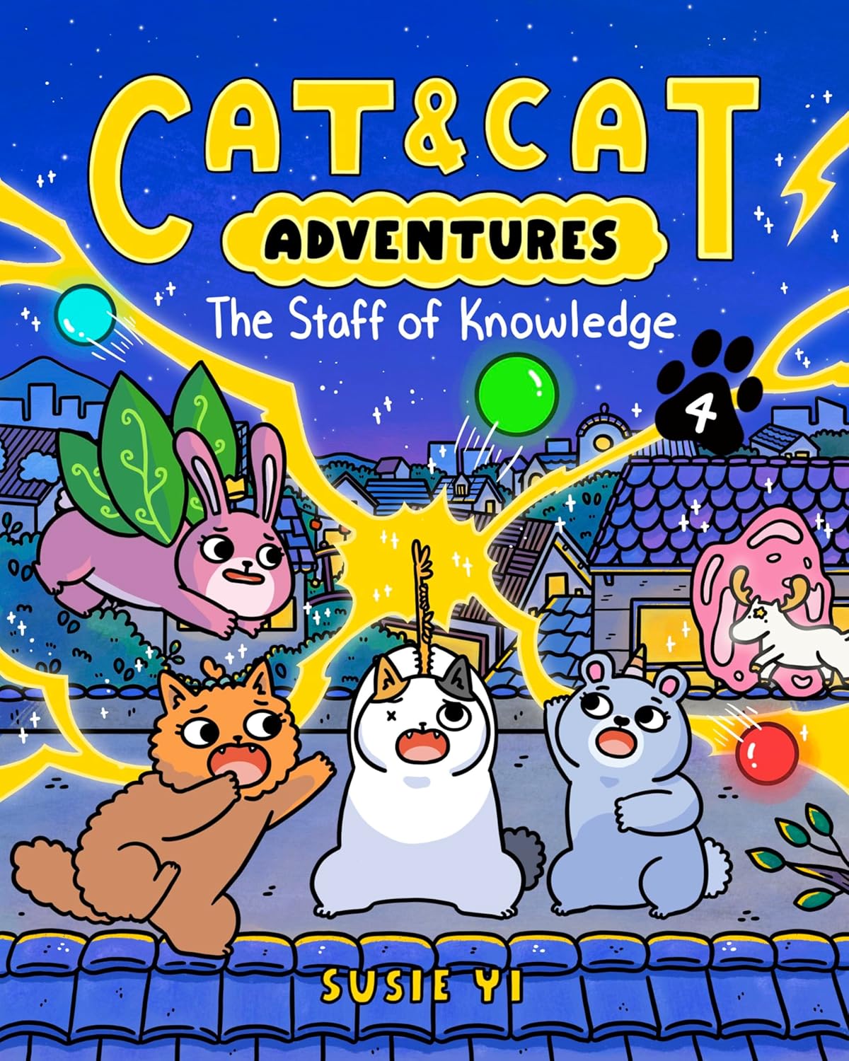 Cat & Cat Adventures: The Staff of Knowledge: A Graphic Novel by Susie Yi