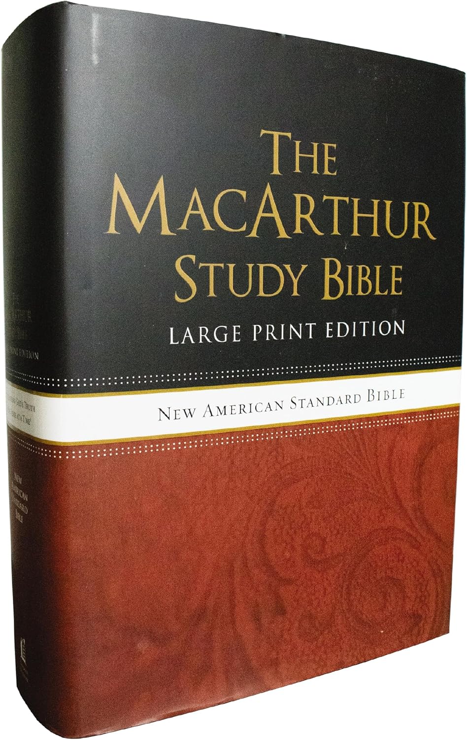 The NASB, MacArthur Study Bible, Large Print, Hardcover, Thumb Indexed, 1995 Text: Unleashing God's Truth One Verse at a Time (Holy Bible, New American Standard Bible) by Thomas Nelson