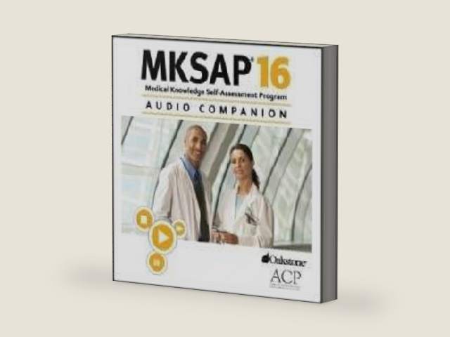 Mksap 16 Audio Companion: Medical Knowledge Self-Assessment Program by Acp | barcode:9780000477156 | source:'9780000477156-right-three-quarter.jpg