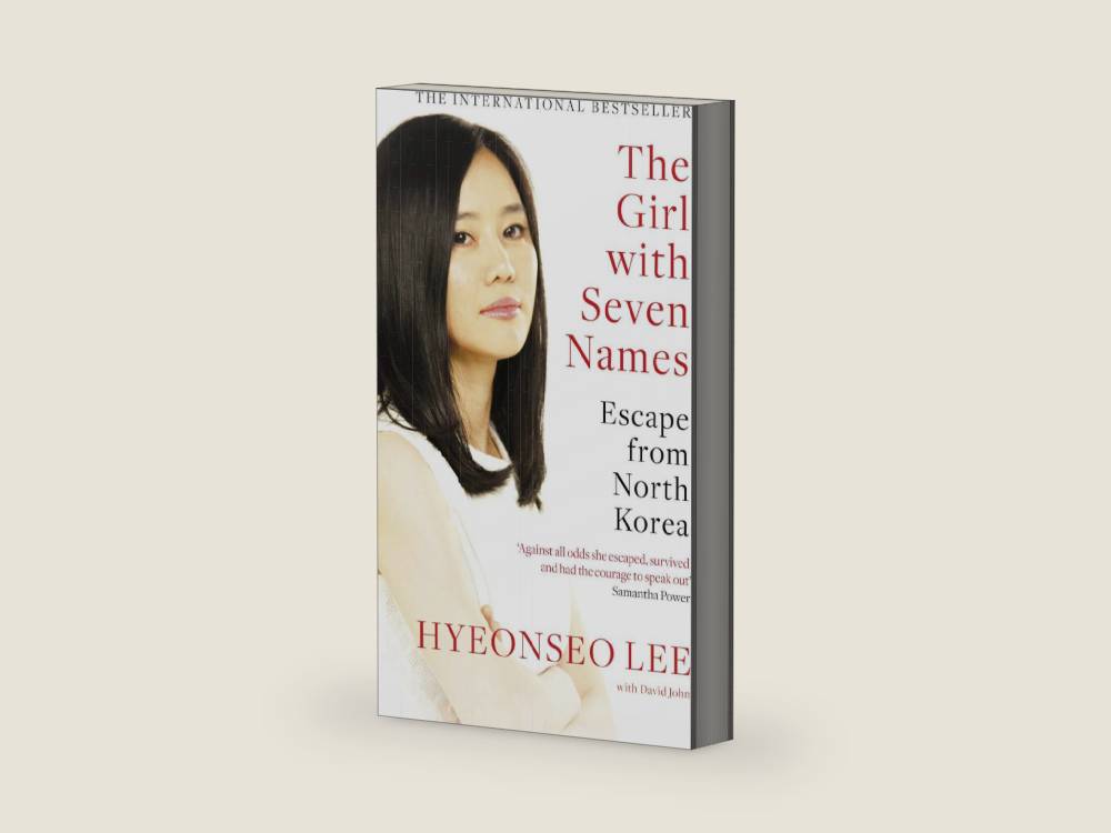 The Girl with Seven Names: Escape from North Korea by Hyeonseo Lee | barcode:9780007554850 | source:'9780007554850-right-three-quarter.jpg