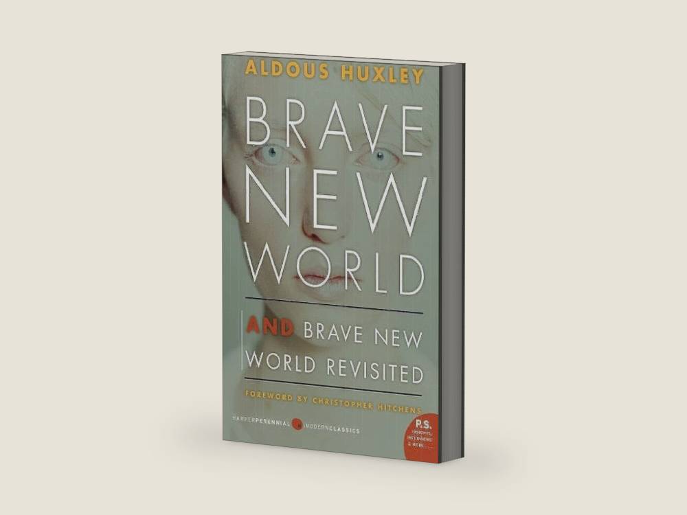 Brave New World and Brave New World Revisited by Aldous Huxley | barcode:9780060776091 | source:'9780060776091-right-three-quarter.jpg