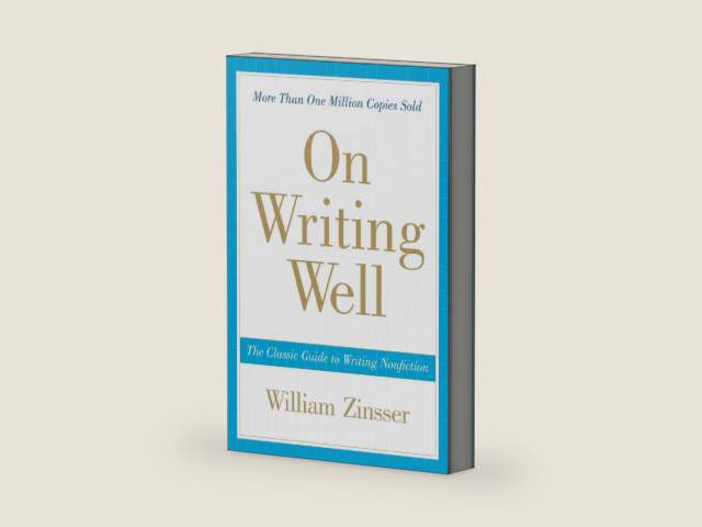 On Writing Well: The Essential Guide to Mastering Nonfiction Writing and Effective Communication by William Zinsser | barcode:9780060891541 | source:'9780060891541-right-three-quarter.jpg