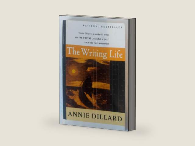 The Writing Life: The Classic Essay Collection on the Creative Process by Annie Dillard | barcode:9780060919887 | source:'9780060919887-right-three-quarter.jpg