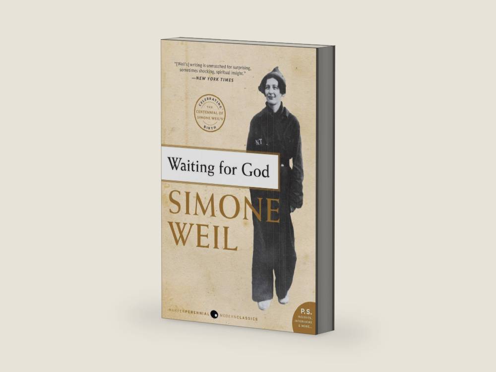 Waiting for God: A Study of Transcendence and the Human Search for God by Simone Weil | barcode:9780061718960 | source:'9780061718960-right-three-quarter.jpg