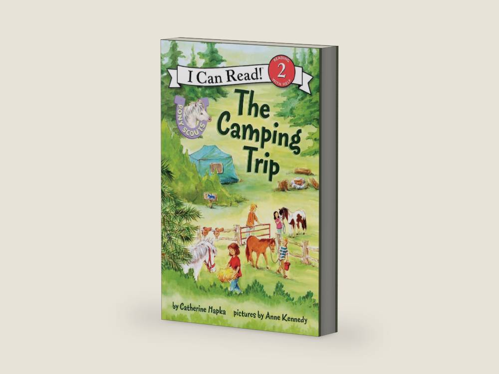 Pony Scouts: The Camping Trip: An Outdoors Vacation Story for Children (Ages 4-8) (I Can Read Level 2) by Catherine Hapka | barcode:9780062086631 | source:'9780062086631-right-three-quarter.jpg