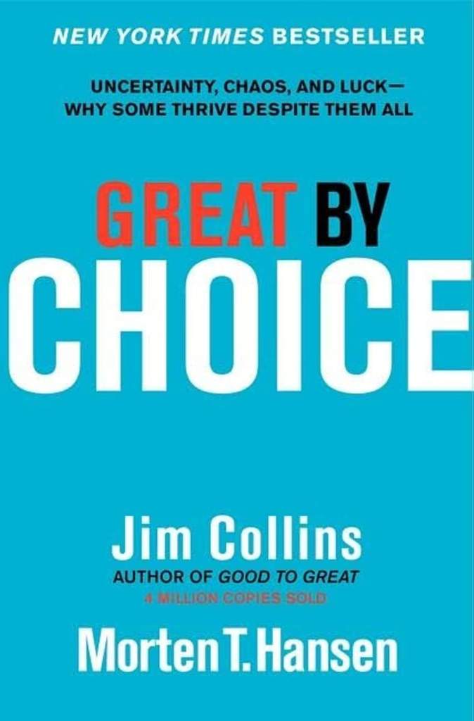 Great by Choice: Uncertainty, Chaos, and Luck--Why Some Thrive Despite Them All (Good to Great, 5) by Jim Collins | barcode:9780062120991 | source:'9780062120991.jpg