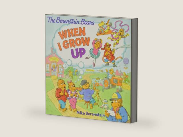 The Berenstain Bears: When I Grow Up: A Career Day Picture Book about Jobs from Firefighter to Astronaut by Mike Berenstain | barcode:9780062350053 | source:'9780062350053-right-three-quarter.jpg
