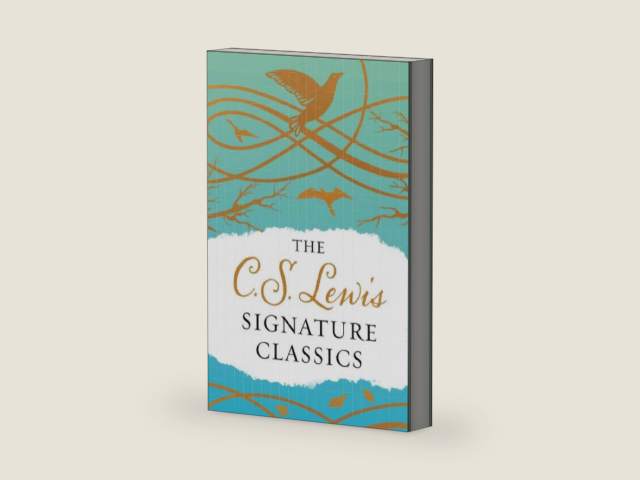 The C. S. Lewis Signature Classics (Gift Edition): An Anthology of 8 C. S. Lewis Titles: Mere Christianity, The Screwtape Letters, Miracles, The Great ... The Abolition of Man, and The Four Loves by C. S. Lewis | barcode:9780062572554 | source:'9780062572554-right-three-quarter.jpg