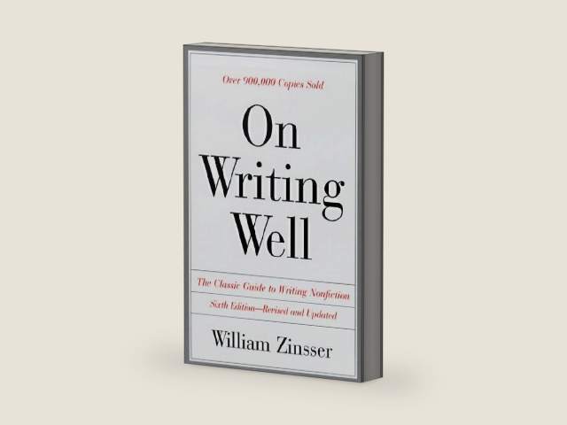 On Writing Well: The Classic Guide to Writing Nonfiction by William Knowlton Zinsser | barcode:9780062735232 | source:'9780062735232-right-three-quarter.jpg