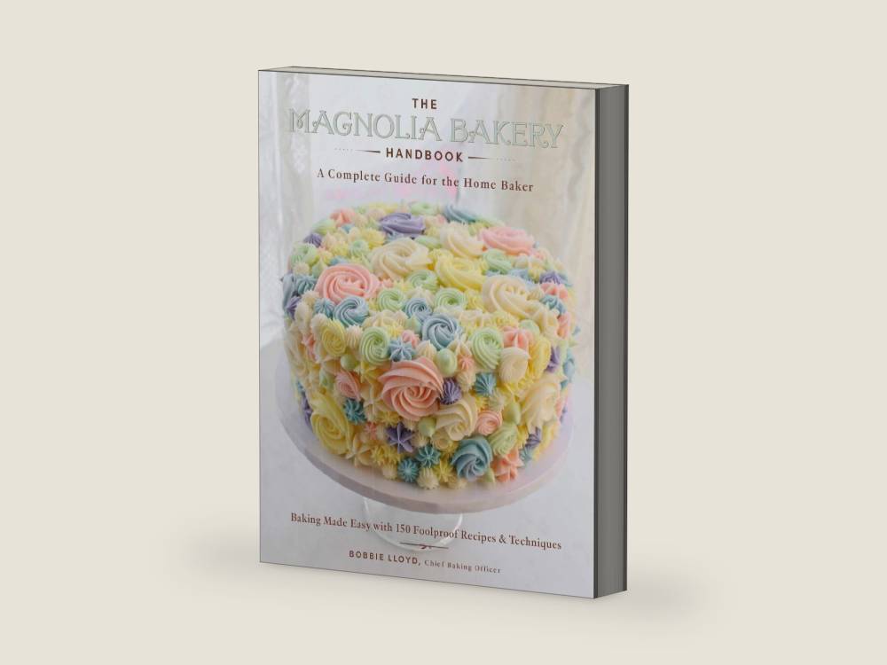The Magnolia Bakery Handbook: A Complete Guide for the Home Baker ― A Beautifully Photographed Dessert Cookbook by Bobbie Lloyd | barcode:9780062887214 | source:'9780062887214-right-three-quarter.jpg