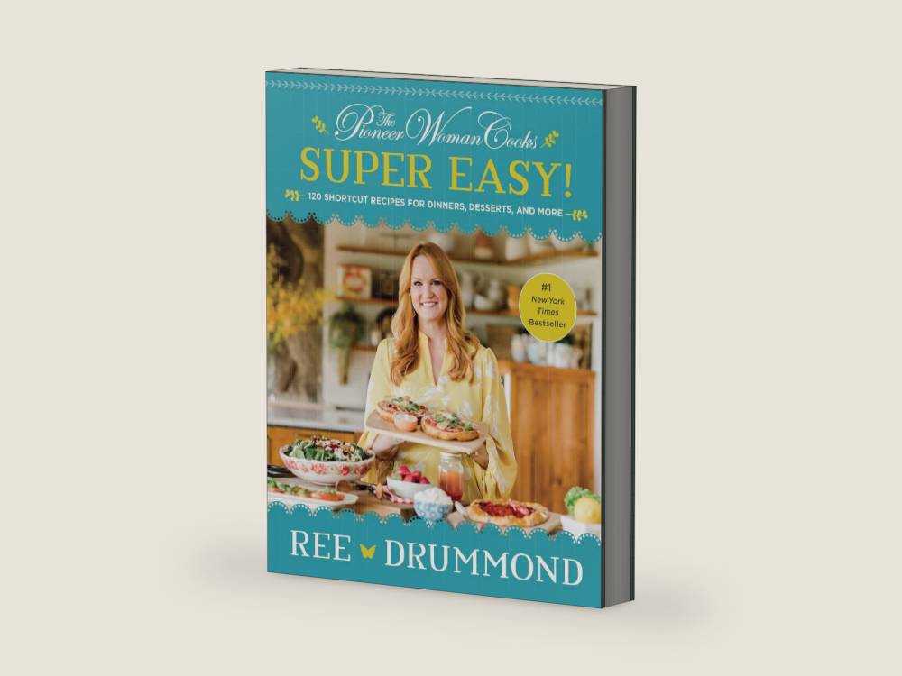 The Pioneer Woman Cooks―Super Easy!: 120 Shortcut Recipes for Dinners, Desserts, and More ― A #1 NYT Bestselling Cookbook of Easy Family Meals by Ree Drummond | barcode:9780062962768 | source:'9780062962768-right-three-quarter.jpg