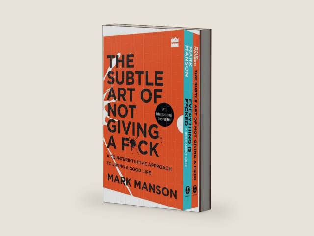 Everything is + subtle art (Mark Manson Box Set) (International Edition) by Mark Manson | barcode:9780063016651 | source:'9780063016651-right-three-quarter.jpg