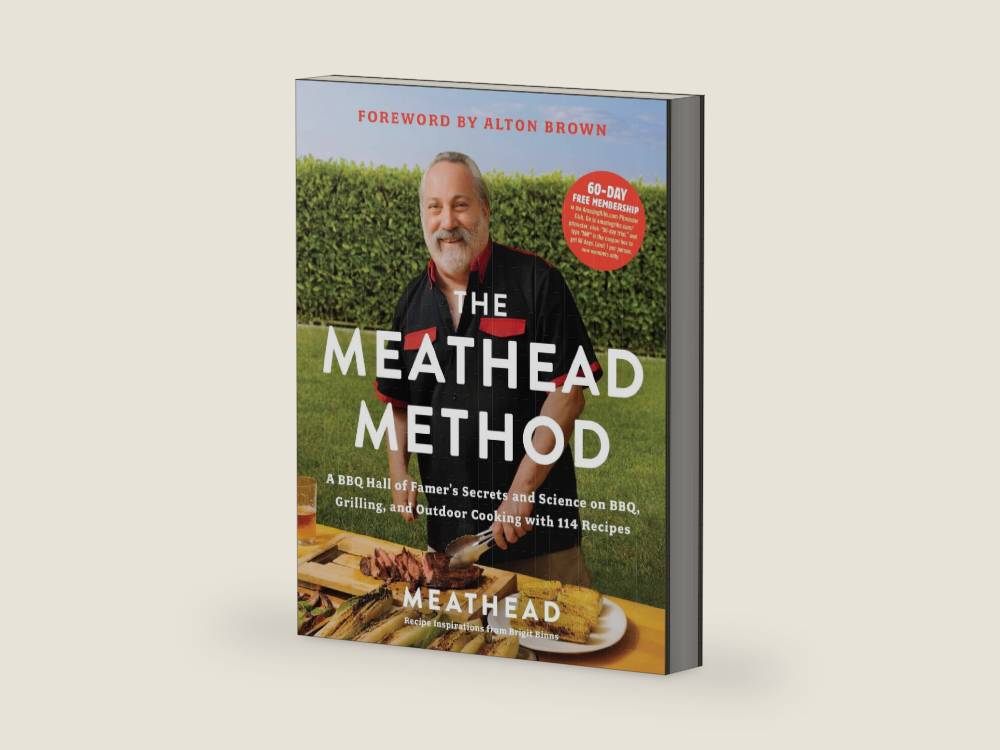 The Meathead Method: A BBQ Hall of Famer's Secrets and Science on BBQ, Grilling, and Outdoor Cooking with 114 Recipes―A Barbecue Cookbook, Perfect for Father's Day by Meathead | barcode:9780063272842 | source:'9780063272842-right-three-quarter.jpg