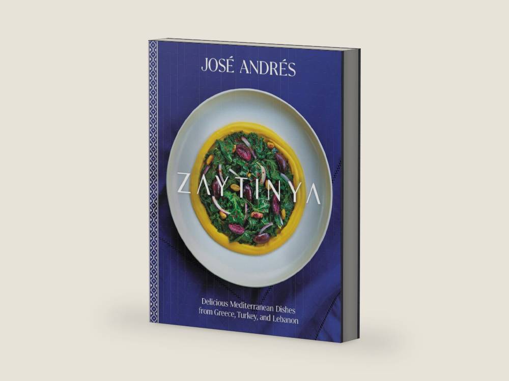 Zaytinya: Delicious Mediterranean Dishes from Greece, Turkey, and Lebanon by José Andrés | barcode:9780063327900 | source:'9780063327900-right-three-quarter.jpg