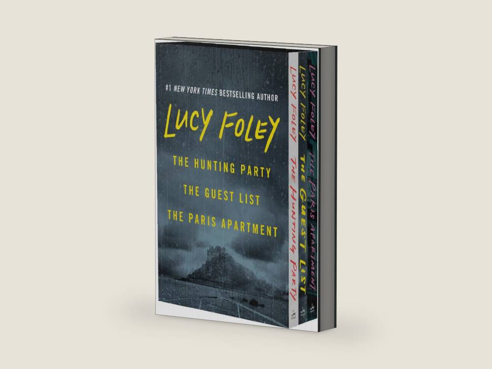 Lucy Foley Boxed Set: The Hunting Party / The Guest List / The Paris Apartment by Lucy Foley | barcode:9780063351684 | source:'9780063351684-right-three-quarter.jpg