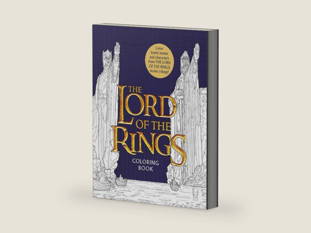 The Lord of the Rings Movie Trilogy Coloring Book: The Official Coloring Book of the Beloved Fatasy Classic by Warner Brothers Studio | barcode:9780063421646 | source:'9780063421646-right-three-quarter.jpg