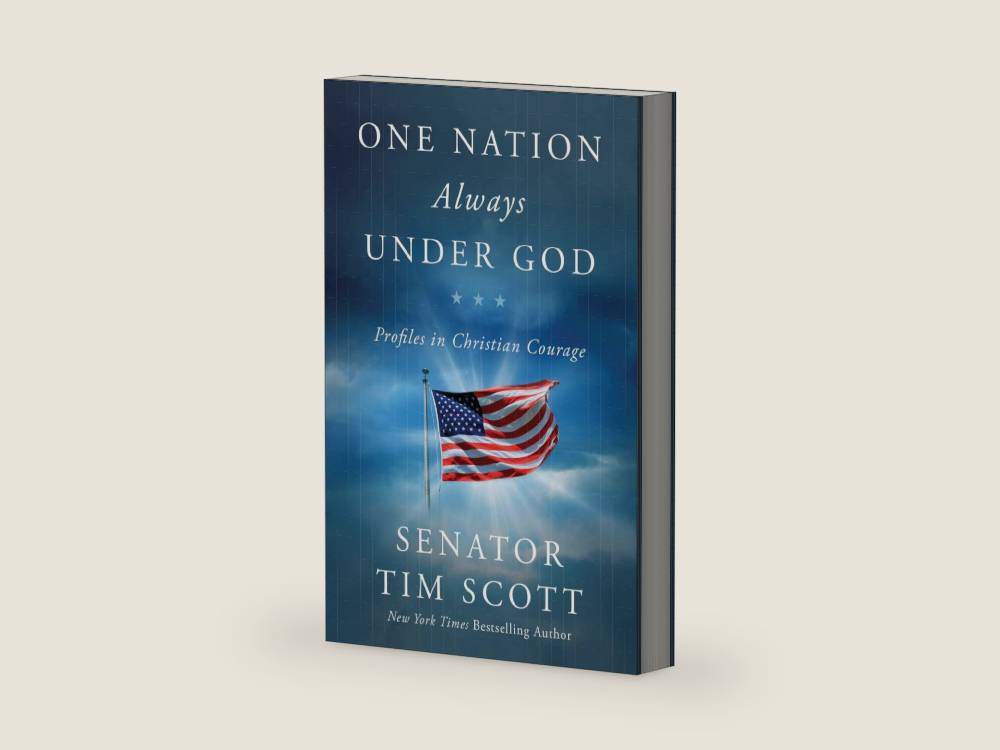 One Nation Always Under God: Profiles in Christian Courage by Tim Scott | barcode:9780063435865 | source:'9780063435865-right-three-quarter.jpg