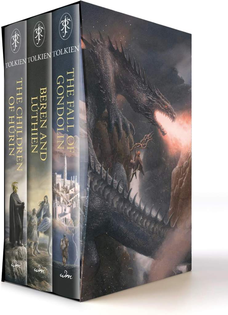 Great Tales of Middle-earth Box Set: The Children of Húrin, Beren and Lúthien, The Fall of Gondolin by J. R. R. Tolkien | barcode:9780063447981 | source:'9780063447981.jpg