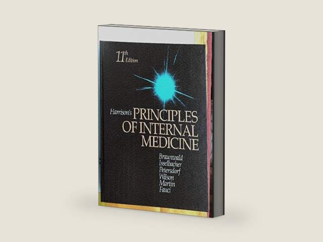 Harrison's Principles of Internal Medicine Eleventh Edition (Volume 2) by Eugene Braunwald | barcode:9780070072633 | source:'9780070072633-right-three-quarter.jpg