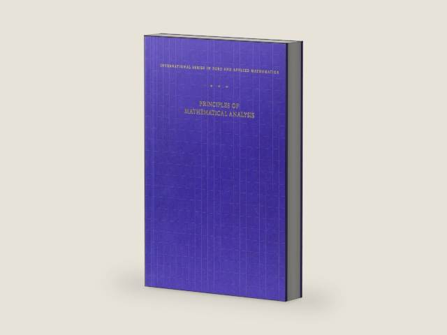 Principles of Mathematical Analysis (International Series in Pure and Applied Mathematics) by Walter Rudin | barcode:9780070542358 | source:'9780070542358-right-three-quarter.jpg