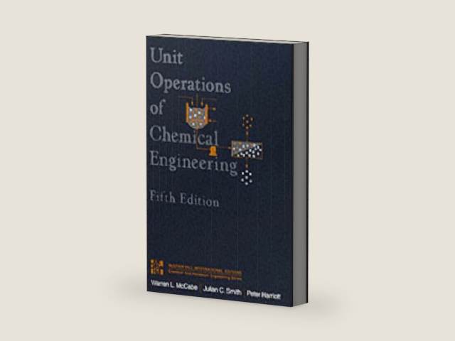 Unit Operation and Chemical Engineering by Mccabe | barcode:9780071127387 | source:'9780071127387-right-three-quarter.jpg