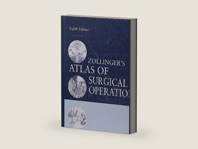 Zollinger's Atlas of Surgical Operations, Eighth Edition (Zollinger, Zollinger's Atlas of Surgical Operations) by Robert Zollinger, Jr. | barcode:9780071363785 | source:'9780071363785-right-three-quarter.jpg