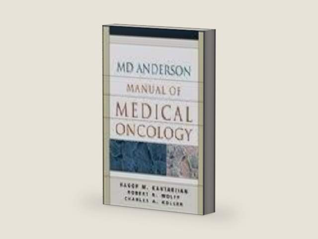 The MD Anderson Manual of Medical Oncology by Hagop M. Kantarjian | barcode:9780071414999 | source:'9780071414999-right-three-quarter.jpg