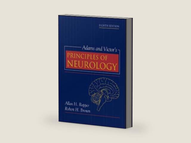 Adams and Victor's Principles of Neurology (8th Edition) by Allan H. Ropper | barcode:9780071416207 | source:'9780071416207-right-three-quarter.jpg