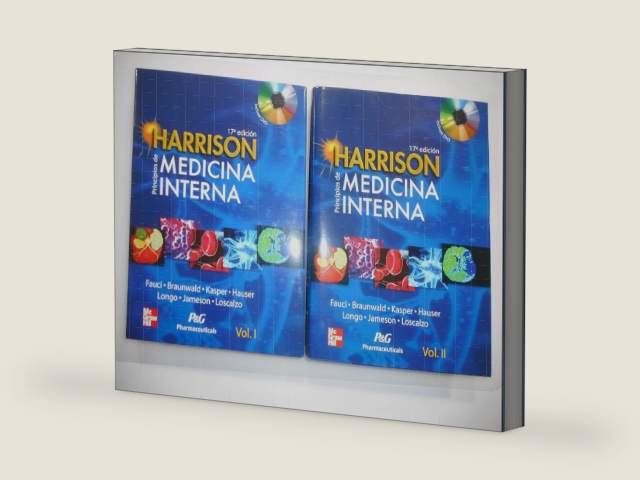 Harrison's Principles of Internal Medicine Vol 1/2 by Anthony Fauci | barcode:9780071476911 | source:'9780071476911-right-three-quarter.jpg