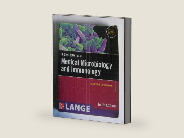 Review of Medical Microbiology and Immunology, Tenth Edition (LANGE Basic Science) by Warren Levinson | barcode:9780071496209 | source:'9780071496209-right-three-quarter.jpg