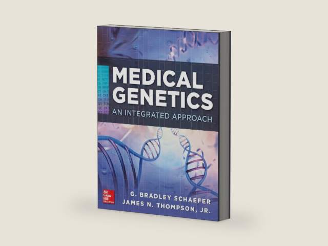 Medical Genetics by G. Bradley Schaefer | barcode:9780071664387 | source:'9780071664387-right-three-quarter.jpg
