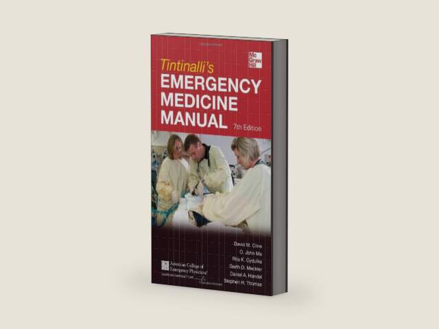 Tintinalli's Emergency Medicine Manual by M.D. Cline, David M. | barcode:9780071781848 | source:'9780071781848-right-three-quarter.jpg