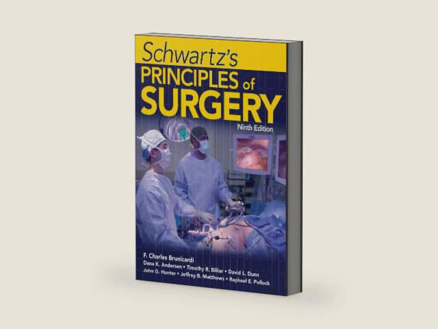 Schwartz's Principles of Surgery, Ninth Edition by John Hunter | barcode:9780071793971 | source:'9780071793971-right-three-quarter.jpg