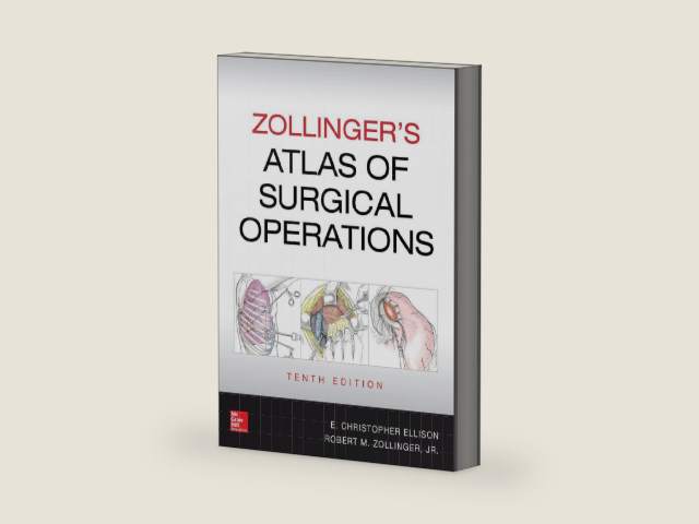 Zollinger's Atlas of Surgical Operations, Tenth Edition by Robert Zollinger | barcode:9780071797559 | source:'9780071797559-right-three-quarter.jpg