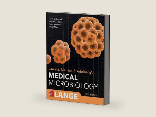 Jawetz Melnick & Adelbergs Medical Microbiology 27 E (Lange) by Karen C. Carroll | barcode:9780071825030 | source:'9780071825030-right-three-quarter.jpg