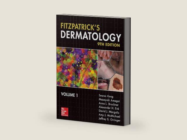 Fitzpatrick's Dermatology, Ninth Edition, 2-Volume Set (Fitzpatricks Dermatology in General Medicine) by Sewon Kang | barcode:9780071837798 | source:'9780071837798-right-three-quarter.jpg