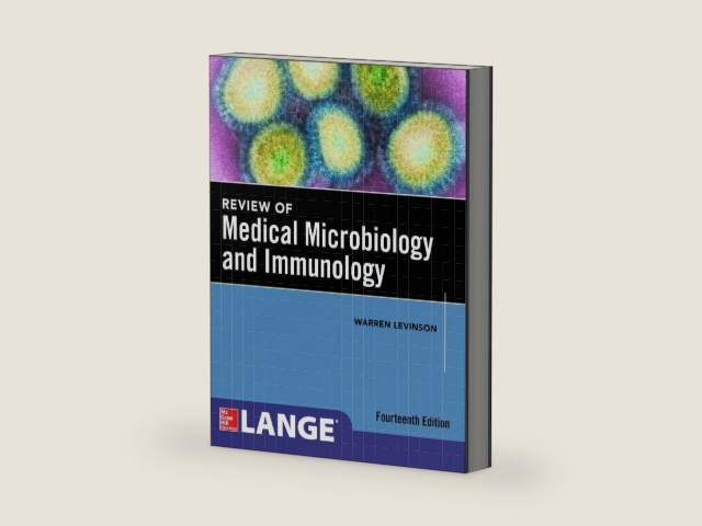 Review of Medical Microbiology and Immunology 14E (Lange) by Warren E. Levinson | barcode:9780071845755 | source:'9780071845755-right-three-quarter.jpg