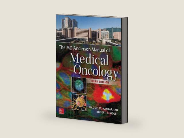 The MD Anderson Manual of Medical Oncology, Third Edition by Hagop Kantarjian | barcode:9780071847940 | source:'9780071847940-right-three-quarter.jpg