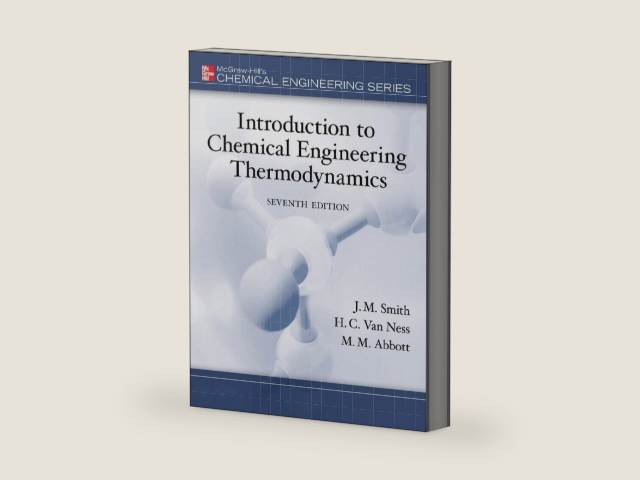 Introduction to Chemical Engineering Thermodynamics (The Mcgraw-Hill Chemical Engineering Series) by J.M. Smith | barcode:9780073104454 | source:'9780073104454-right-three-quarter.jpg